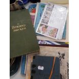 A group of first day covers, a world used Strand stamp album, Woman's Own magazine, etc. (a quantit