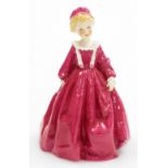 A Royal Worcester porcelain figure, titled Grandmothers Dress, modelled by F. G. Doughty, model numb