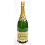 A magnum of Charlemagne sparkling wine.