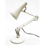 A Herbert Terry cream painted Anglepoise lamp.