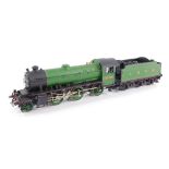 A kit built 00 gauge Thompson Class A2 locomotive, LNER Doncaster green livery, 2-6-0, 2005.