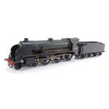 A kit built OO gauge King Arthur Class locomotive 'Sir Mador de la Porte', BR green livery, early em