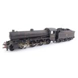 A kit built OO gauge Class B16 locomotive, BR lined black livery, early crest, 4-6-0, 61476.