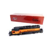 A Broadway Ltd Imports HO gauge EMD SD40-2 diesel locomotive, Milwaukee Road no.205.