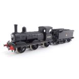 A kit built OO gauge Class J15 locomotive, BR black livery, early emblem, 0-6-0, 65450.