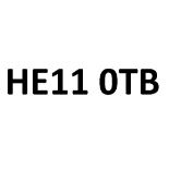 HE11 OTB - A cherished private vehicle registration plate, currently held on a V750 Certificate of E