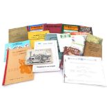 A group of steam and tractor manuals, to include the operator's manual for McCormick International B