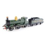 A kit built OO gauge Dean Goods Class 2301 locomotive, GWR green livery, 0-6-0, 2573.