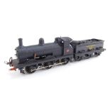 A kit built OO gauge Class 02 locomotive 'E208', Southern black livery, 0-6-0.