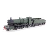 A kit built 00 gauge Dean Goods Class locomotive, GWR green livery, 2-6-0.