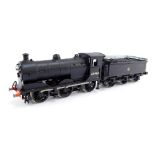 A kit built OO gauge Class J15 locomotive, BR black livery, early emblem, 0-6-0, 64466.