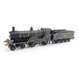 A kit built OO gauge Class T9 locomotive, Southern green livery, 4-4-0, 302.