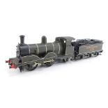 A kit built OO gauge Class A12 locomotive, Southern green livery, 0-4-2, 529.