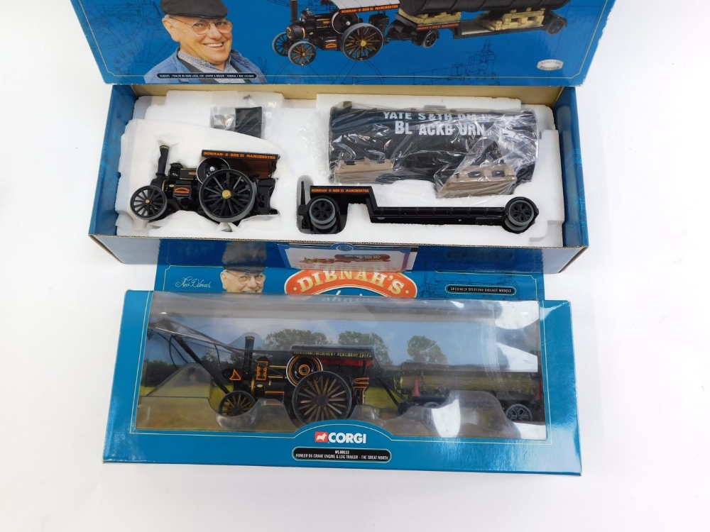 Corgi die cast Dibnah's Choice, comprising CC20101 Fowler B6 Road Loco, Low Loader and Boiler Norman - Image 2 of 2