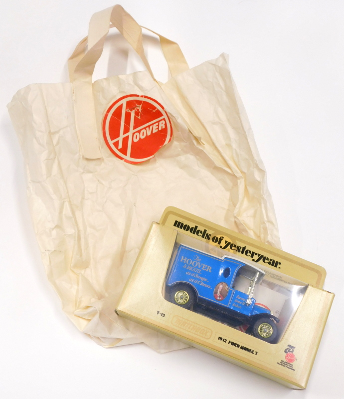 A limited edition Matchbox Models of Yesteryear van, made to celebrate the 75th Anniversary of Hoove