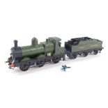 A kit built 00 gauge Dean Class locomotive, GWR green livery, 0-6-0, 2361.