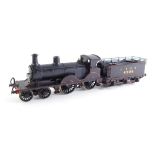 A kit built OO gauge Johnson Class D41 locomotive, LNER lined black livery, 4-4-0, 6908.