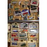 A group of Lledo Days Gone and promotional die cast vehicles, cars and vans, boxed. (2 boxes)