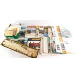 Locomotive magazines, plans, Observer book, wooden kit built glider, etc. (1 box)