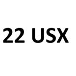 22 USX - A cherished private vehicle registration plate, currently held on a V750 Certificate of Ent