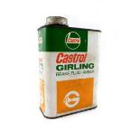 A Castrol Girling brake fluid amber tin.