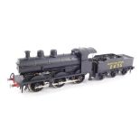 A kit built 00 gauge Small Vulcans Class locomotive, SR black livery, 0-6-0, 2435.