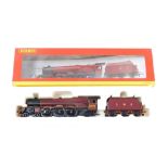 A Hornby OO gauge Princess Class locomotive 'Princess Louise', 6204, LMS crimson livery, 4-4-2, R231