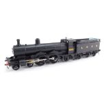 A kit built OO gauge ex GWR Class C2 locomotive, LNER black, 4-4-2, 3252.