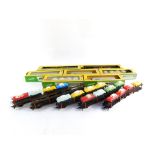 HO gauge rolling stock, Fleischmann car transporters and tankers. (1 tray and boxed)