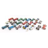 Dinky die cast F1 and other cars, including Ferrari, Talbot Lago Cunningham C5-R, Jaguar, etc. (1 tr