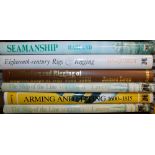 Six hardback sailing interest Conway books, to include Harland Seamanship, Marquardt 18thC Riggs and