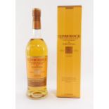 A Glenmorangie Original Single Malt Scotch Whisky, Aged to Ten Years, 32cm high, in cardboard case.