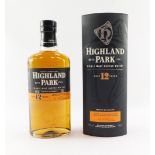 A Highland Park Single Malt Scotch Whisky, Aged to Twelve Years, 700ml bottle, in presentation box.