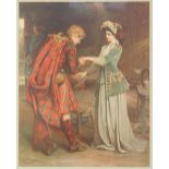 After George William Joy (Irish 1844-1925). Floral Macdonald's Farewell to Bonnie Prince Charlie, li