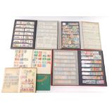 Philately. Various albums of World and European used stamps, enclosed in six albums, to include mode