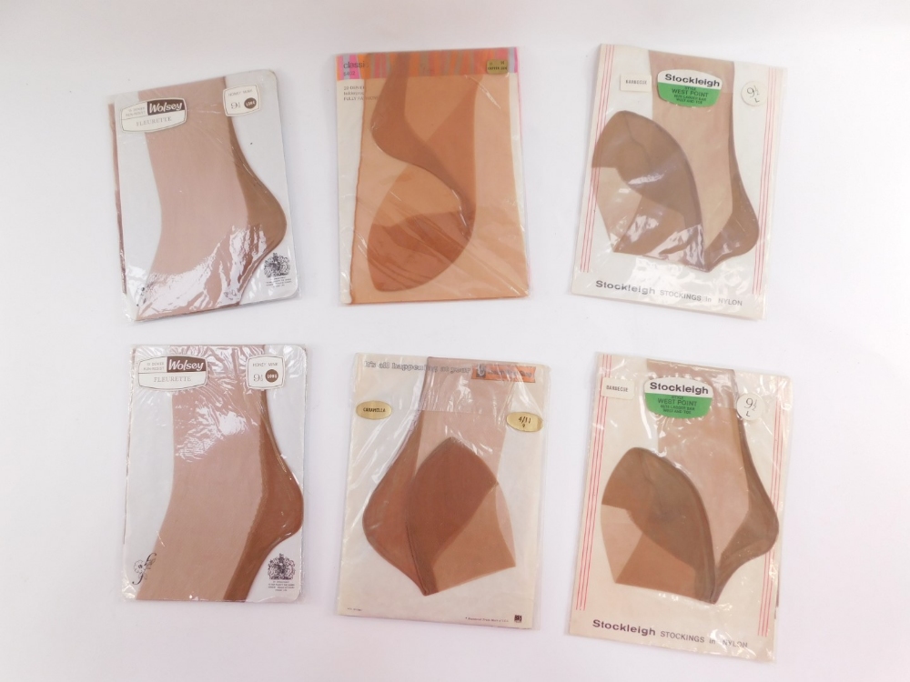 A group of vintage hosiery, comprising the Classic 5402 tights, two Stockley nylon tights, a Classi - Image 2 of 2