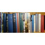 Various hardback and paperback books relating to ships, sea and sailing, comprising The Travels of M