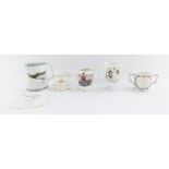 Commemorative tankards, comprising an Aynsley Queen Elizabeth II God Save The Queen tankard, a Royal