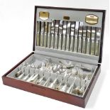 A Viners Guild Silver Collection Dubarry Classic canteen of cutlery, one hundred pieces, in a fitted