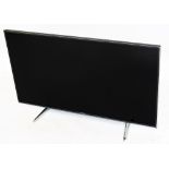 A Panasonic 39" flat screen television, with lead, lacking remote.