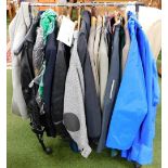 Various gents jackets, to include tweed blazer, leather jackets, dress jacket, waterproof jackets, e