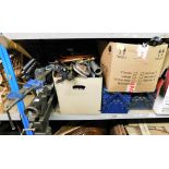 A large quantity of hand tools, various tool boxes, drill, etc.