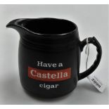 A 20thC advertising pottery jug for Hava Castella cigar, 11cm high.