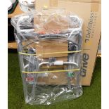 A Devilbiss Health Care folding walking frame, boxed.