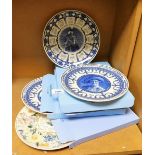 Four Wedgwood commemorative cabinet plates. (boxed)