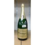 A magnum of Charlemagne sparkling wine.