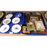 Various pin dishes, to include the Lincolnshire Gamekeeper, Fenton china, Hammersley Dresden Sprays,