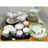 Part teawares, to include Royal Sutherland, Colclough, part dinnerwares, etc. (a quantity)