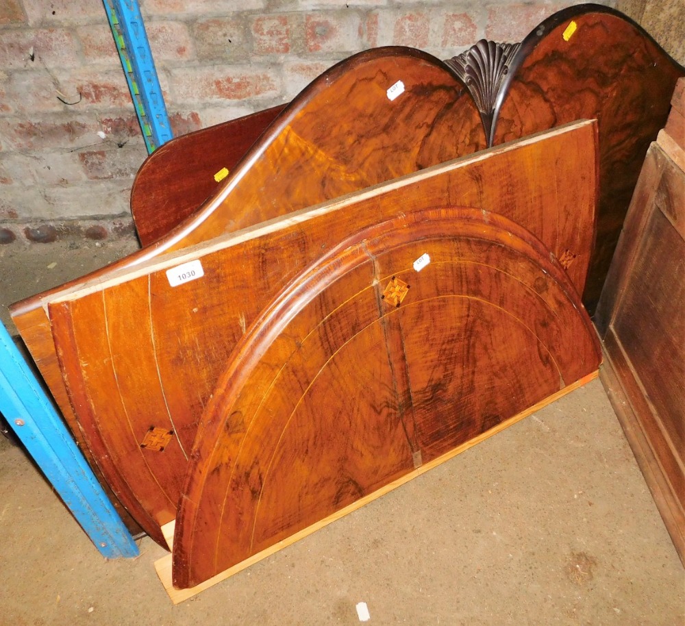 A collection of furniture restorer related items, to include off cuts from sections of furniture, bu