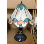 A Tiffany style table lamp, 49cm high.